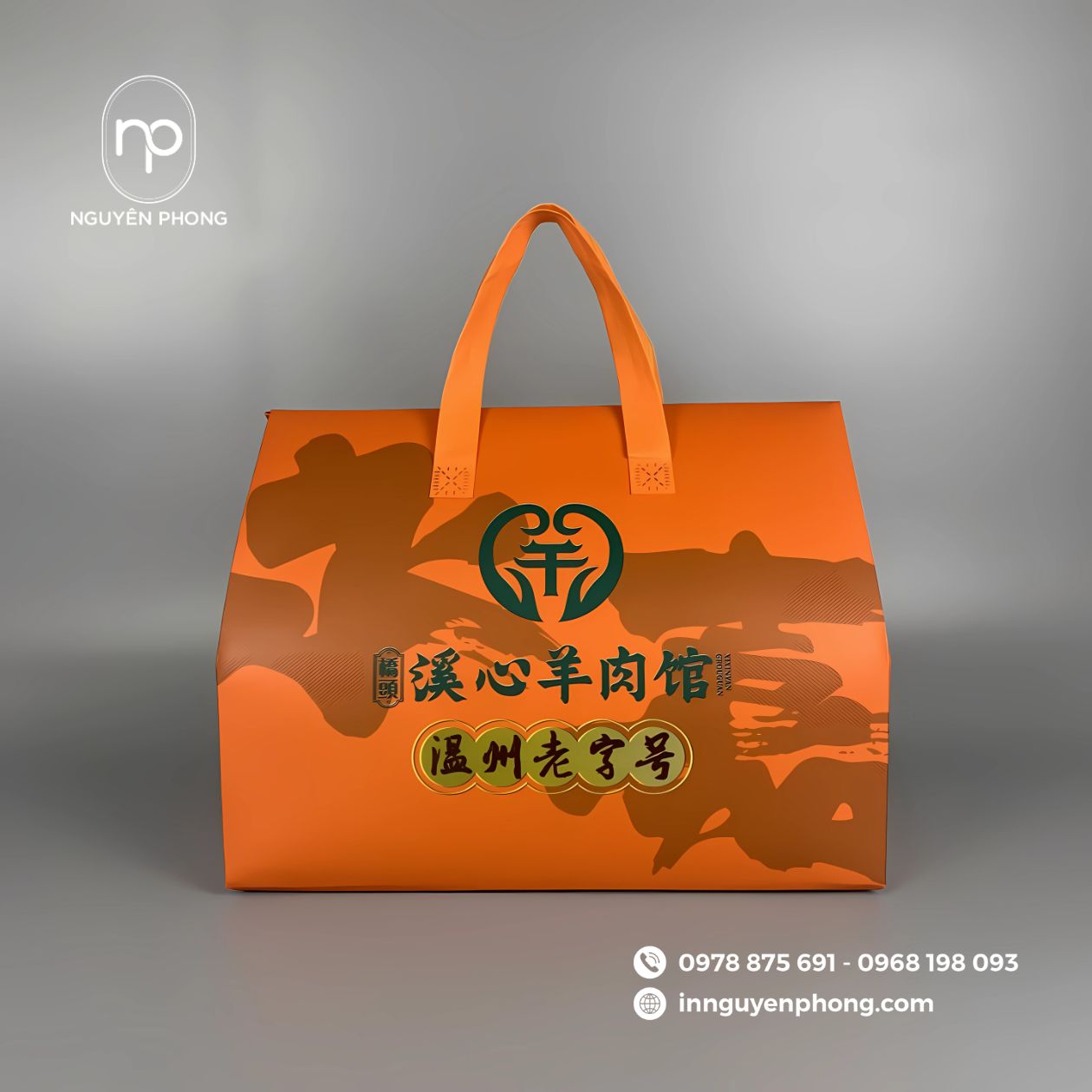 Mẫu túi giấy đựng hoa quả nhập khẩu